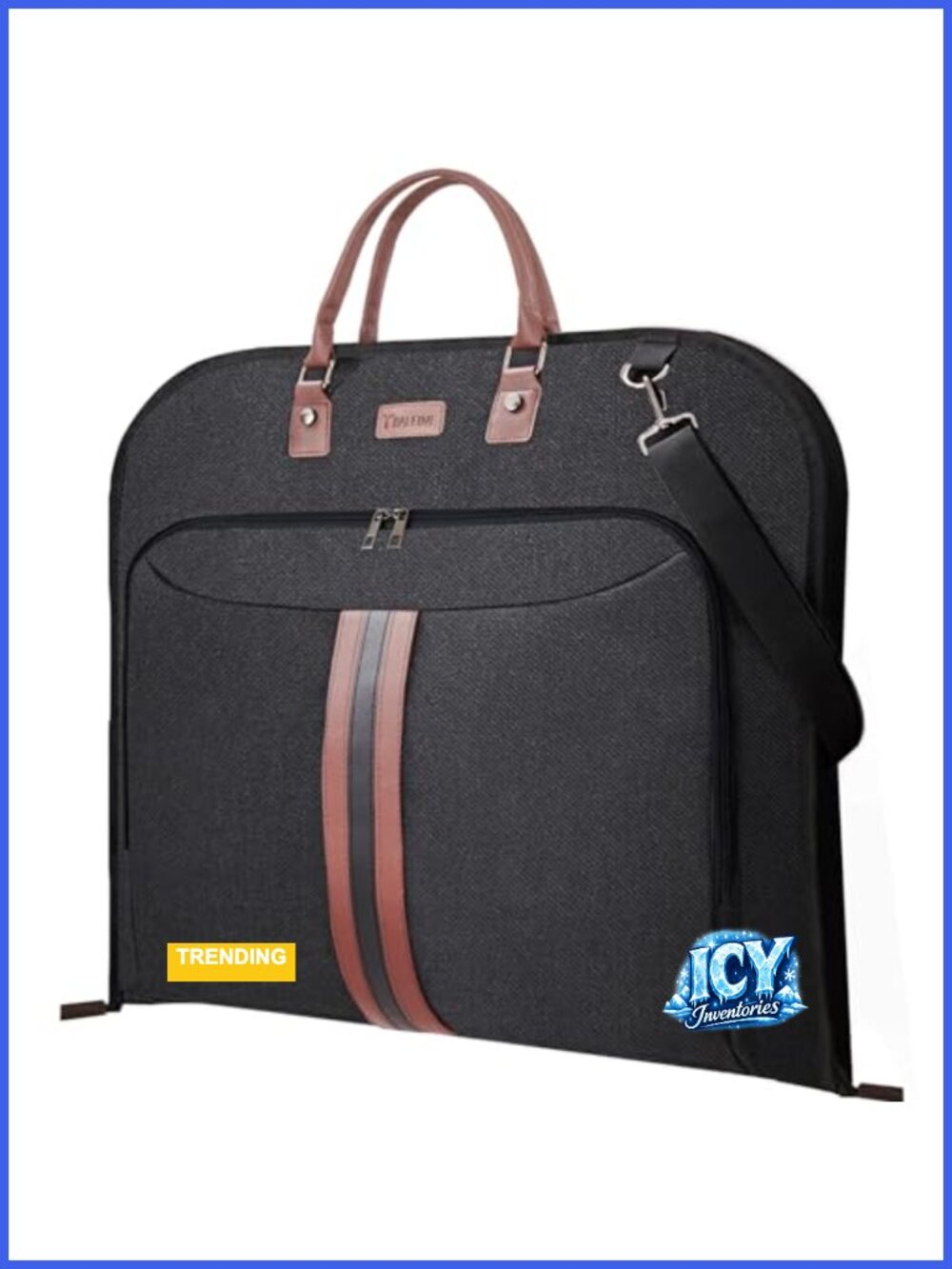 Garment Bag for Travel, Water Resistant Suit Bag, Durable 600D Oxford, Wrinkle